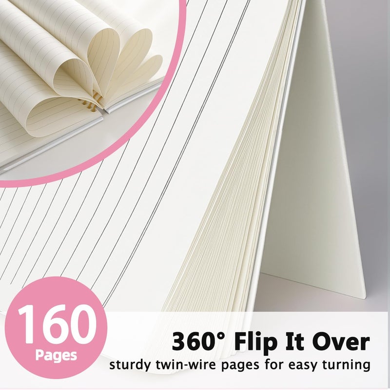 WLIANG LIANHW Coquette Purple Bow Spiral Bible Notebook for Note Taking, She is Worthy Christian Notebook for Women, Aesthetic Preppy Bible Study Journal, Christian Hardcover Notebook 5.5 x 8.3 - Image 3